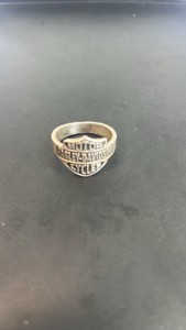 Sterling Silver Harley Davidson size 13 ring