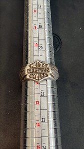 Harley Davidson Sterling Ring size 11 8 grams