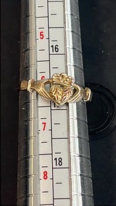 Black Hills Gold and Sterling ring size 6