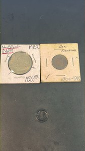 Mexican Error Coin and Ben Franklin souvenir token