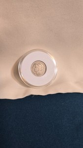 1865 US THREE-CENT NICKEL COIN