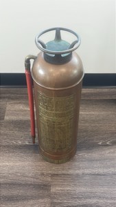 Antique Copper Fire Extinguisher