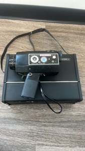 Super-600 Electro Yashica movie camera with case
