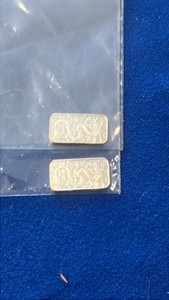 2 1 Gram silver Dragon Bars