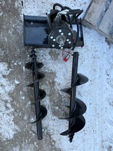 Mini Skid Steer Earth Auger Attachment Set