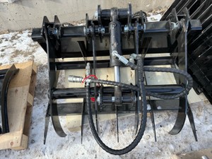 Mini Skid Steer Wood Grabbing Bucket (Read Description)