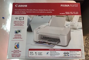 NEW Canon PIXMA TS3722 printer, sealed in box