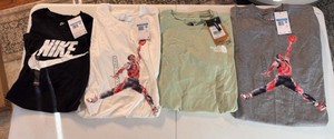 (4) NEW t-shirts Nike and Northface