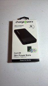 CHARGE Worx Dual USB Slim Power Bank Charger