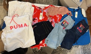 CALVIN Klein tops, Puma sweatshirt, and Wax Jeans