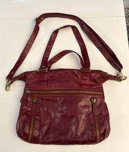 RED Latico Leather Tote Purse