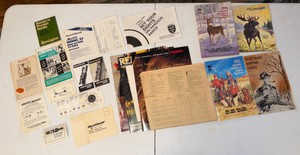 VINTAGE Firearm & Hunting advertisements & targets