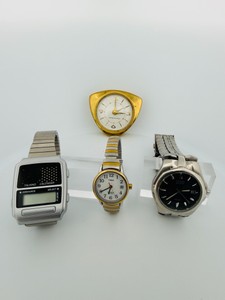 (4) VINTAGE watch & clocks