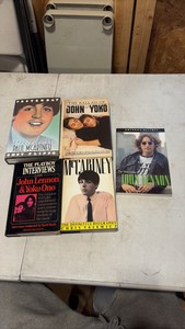 (5) JOHN Lennon and Paul McCartney books