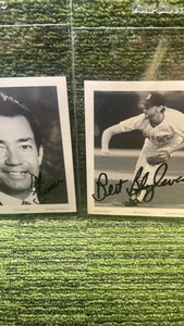 Minnesota Twins announcers  Dick Bremmer and Bert Blyleven HOF Autographed Photos