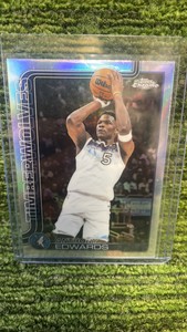 2025-26 Topps Anthony Edwards Silver Refractor Minnesota Timberwolves