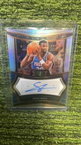2024-25 Panini Select Adem Bona autograph rookie card RC numbered249