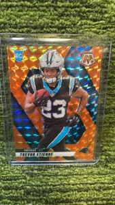 2025 Panini Mosaic football Trevor ETIENNE rookie card RC
