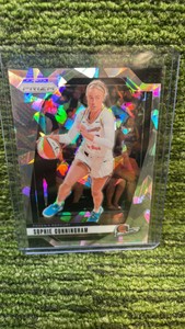 2024 Panini PRIZM Sophie Cunningham white sparkle cracked ice- Mercury