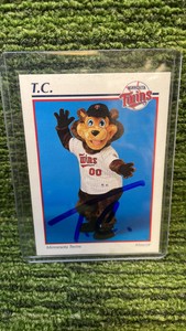 Minnesota Twins Mascot card T.C.autographed