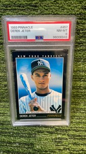 1993 Pinnacle Derek Jeter PSA graded 8 New York Yankees