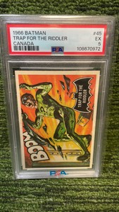 1966 Batman Trap for the Riddler PSA graded 5