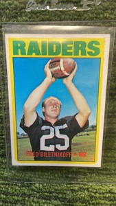 1972 Topps Fred BILETNIKOFF WR Oakland Raiders