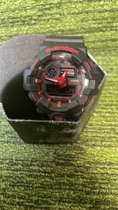GSHOCK watch new in the case- Black and Red