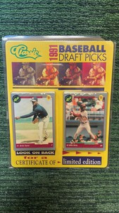 1991 Baseball Draft Picks sealed factory double pack- Numbered