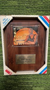1993 Michael Jordan first Retirement plaque with card Chicago Bulls