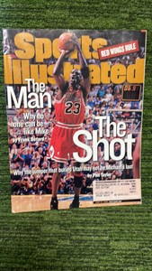 June 1998 Sports Illustrated Michael Jordan The Shot Chicago Bulls