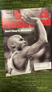 February 1998 Sports Illustrated Michael Jordan Dont bag it Michael