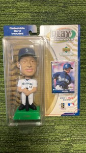 2001 Upper Deck Collectibles Ichiro Suzuki playmakers with card Seattle Mariners