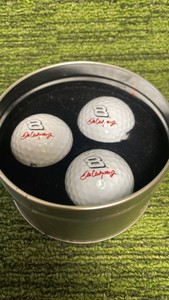 Callaway Golf and Dale Earnhardt custom three piece set stamped Golf balls
