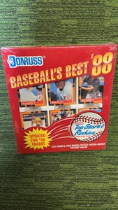 1988 Donruss Baseballs Best box with 6 sealed packs