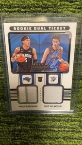 2022 -23 Panini Contenders basketball Paolo Banchero & Chet Holmgren rookie dual ticket RC