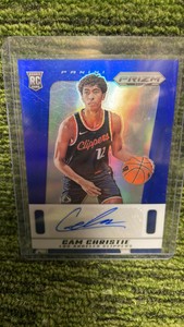 20 2425 Panini Prizm Deca Cam Christie autograph numbered 49 rookie card RC