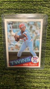 1985 Topps Kirby Puckett Rookie Card Minnesota Twins