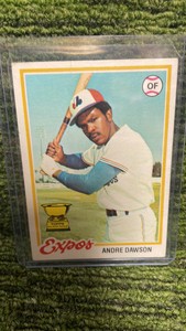 1978 Topps Baseball Andre Dawson Rookie Card Montreal Expos