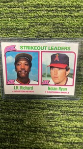 1980 Topps Nolan Ryan strikeout leaders, Houston Astros