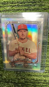 2025 Topps Allen & Ginter, Mike Trout refractor- Angels