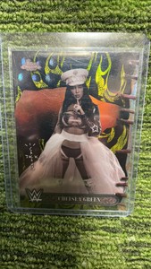 2025 Topps, WWE Cactus Jack Chelsea Green, yellow and black refractor