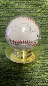 VIDA BLUE autograph baseball with Inscription  1971 MVP Cy Young