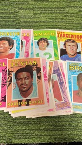 1971 Topps NFL posters insert complete set #1-32