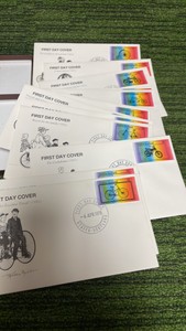 Limited Edition 100th anniversary commemorative first day cover set from Staffa Scotland -Bicycle Stamps Collection