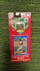 1991 Score Nolan Ryan sealed Collectors pin with card