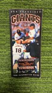 1998 San Francisco Giants Information Guide Book