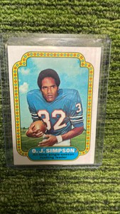 1974 Topps record breaker- O.J. Simpson