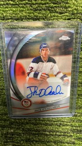 2026 Winter Olympics, Topps Chrome Jack OCallaghan autograph team, USA