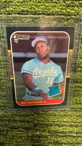 1987 Donruss MLB Bo Jackson rated rookies RC